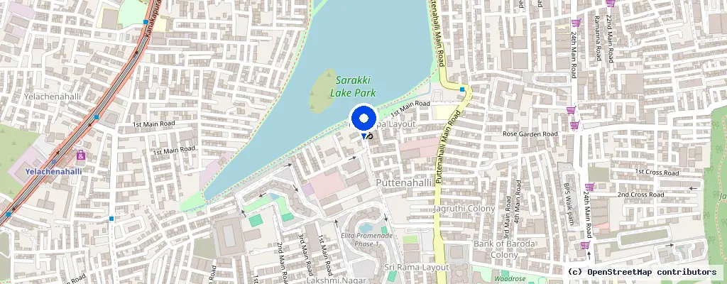 Map showing Dentick Dental Care, JP Nagar 7th Phase