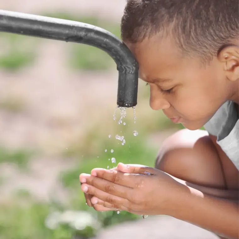 DRINKING TAP WATER WITH HIGH IRON CONTENT MAY STAIN TEETH