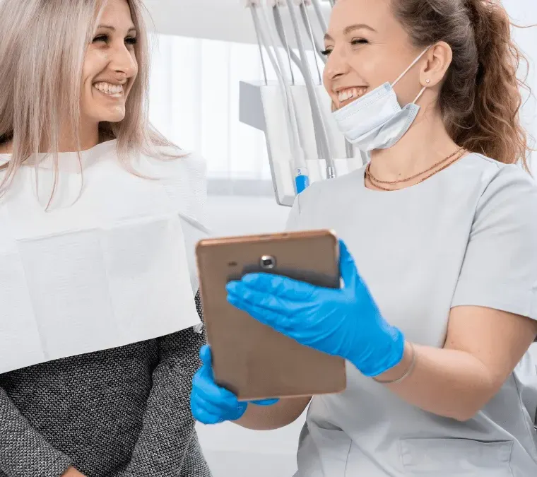 Professional teeth scaling treatment at Dentick Dental Care in BTM Layout.