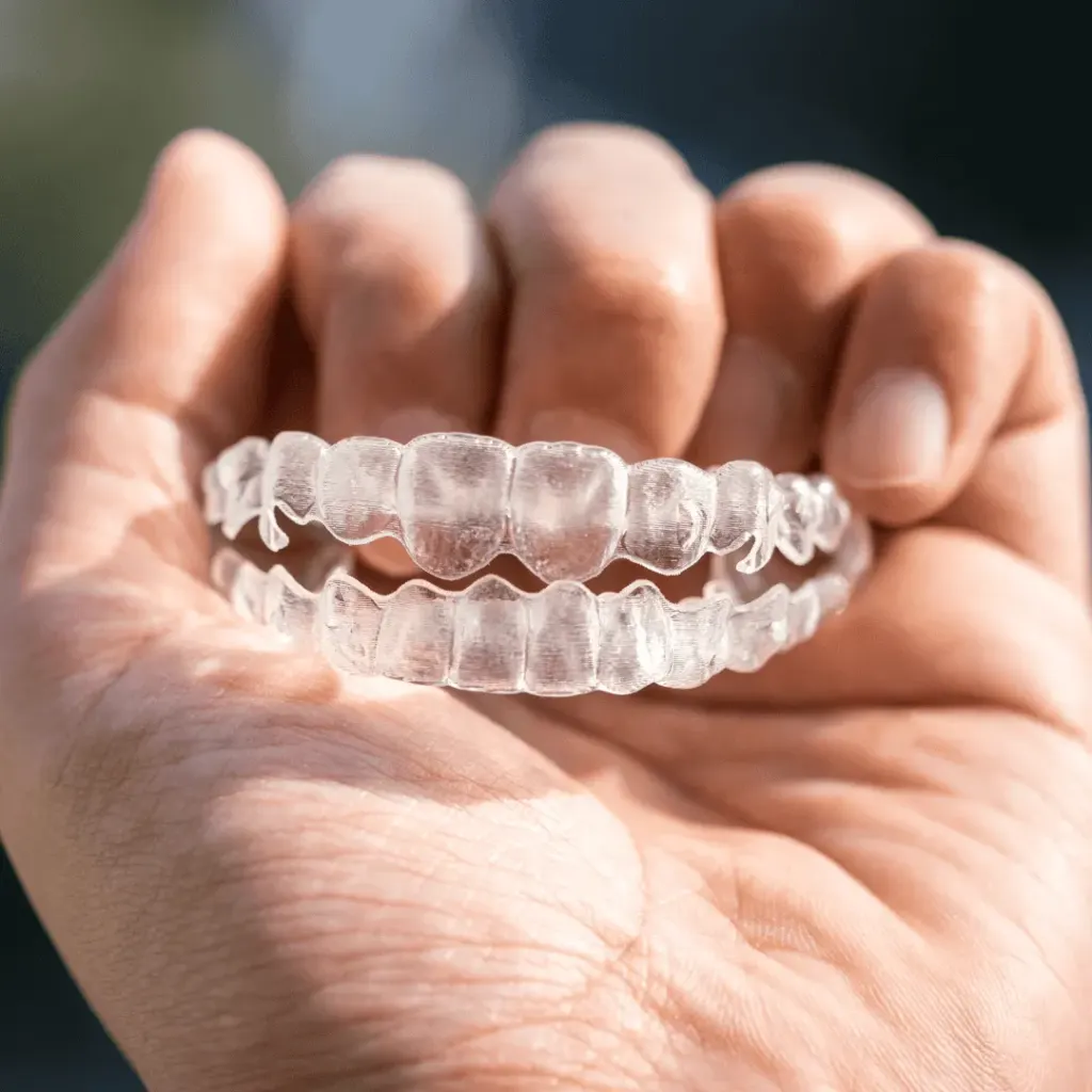 Clear aligner teeth straightening at Dentick Dental Care, Bengaluru