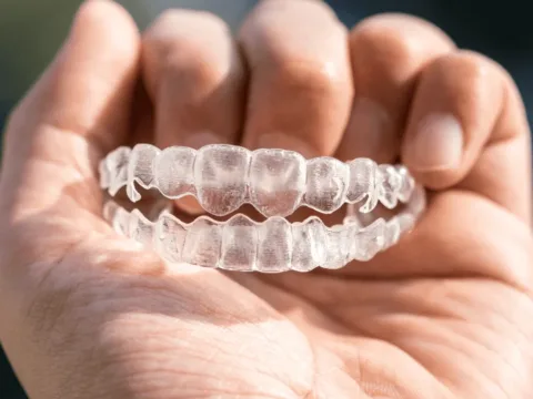 Clear aligner teeth straightening at Dentick Dental Care, Bengaluru