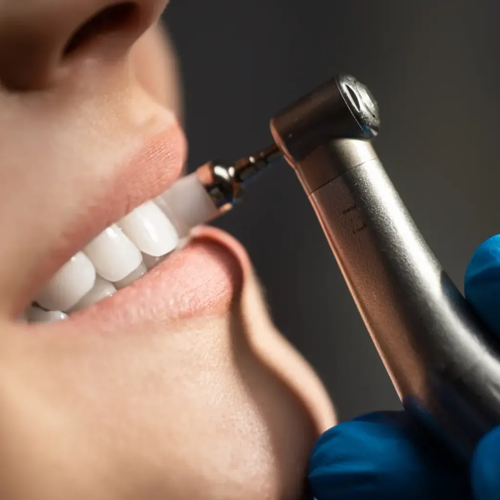 Teeth scaling and polishing treatment at Dentick Dental Care, Bengaluru