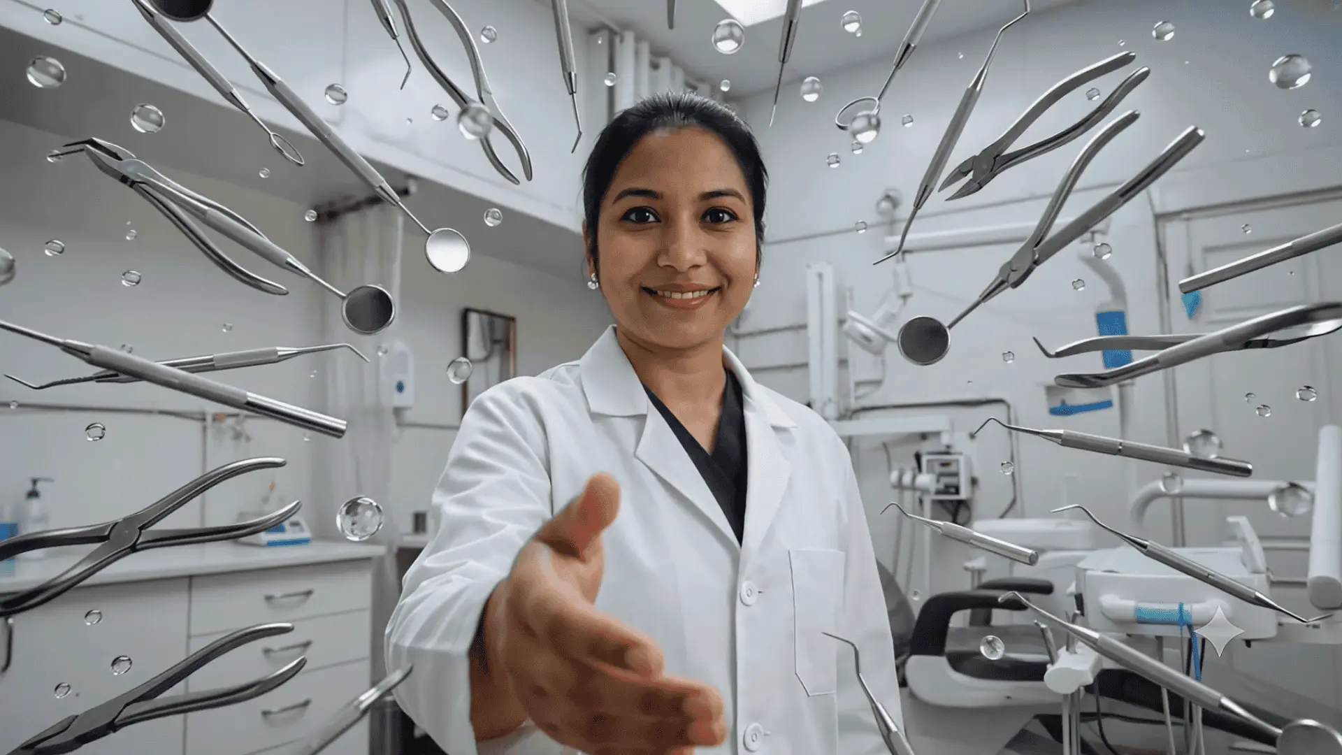 Dr. V. Divyashree, Chief Dental Surgeon and Implantologist, at Dentick Dental Care in Bengaluru